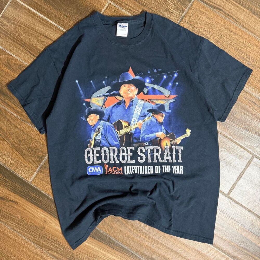 2007 George Strait CMA ACM Entertainer of the Year Double Sided Tee